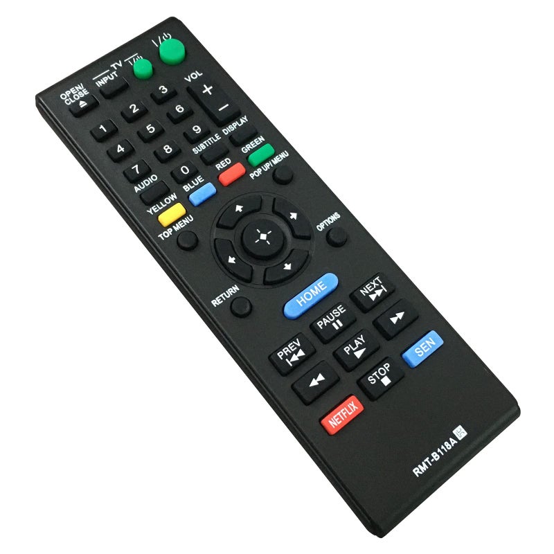 uehba Universal Replaced Remote Control Compatible for Sony Blu-Ray DISC DVD Player RMT-B118A BDP-S185 BDP-BX18 BDP-BX510 BDP-BX59 BDP-S1100 BDP-S3100 BDP-S5100 BDP-S390 BDP-S590 - Image 5